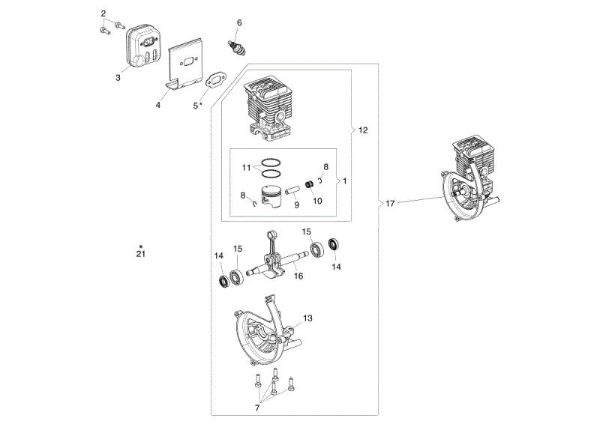 Engine BV 250 Blower
