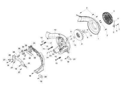 Fan assy BV 250 Blower