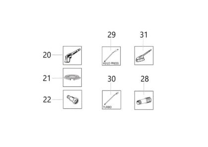 Accessories PW 150 C (2020) High-pressure washer
