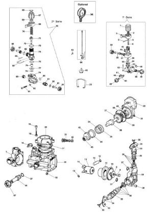 Spraying pump C 19/20 Spraying pump
