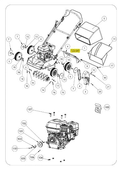 Frame SCA 38 R Scarifier