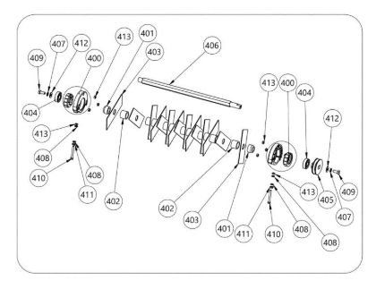 Rotor SCA 38 R Scarifier