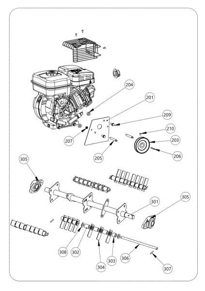 Rotor SCA 50 H Scarifier