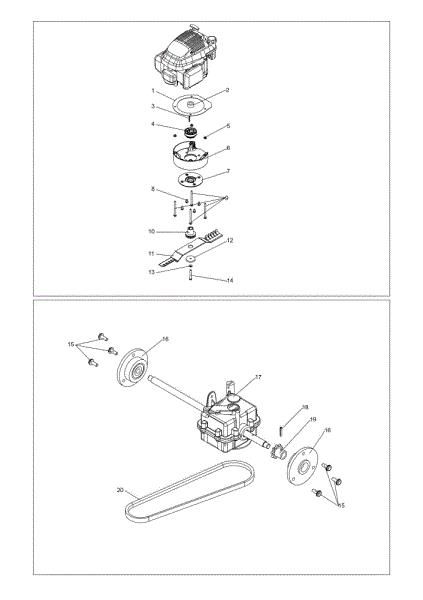 Transmission DEB 518 Bush hog mower