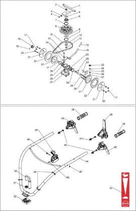 Transmission DEB 528 Bush hog mower