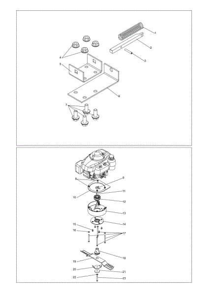 Blade assy DEB 5158 Bush hog mower