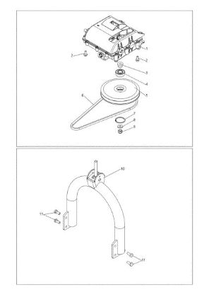Pulley DEB 5158 Bush hog mower