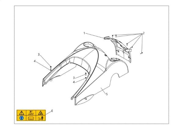 Hood DEB 5158 Bush hog mower