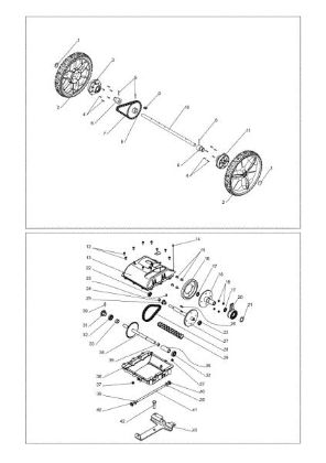 Transmission DEB 5158 Bush hog mower