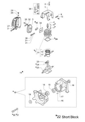 Engine 753 T Brushcutter