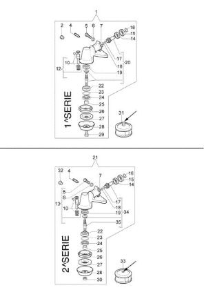 Bevel gear 753 T Brushcutter