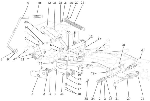 Mowing control OM 92/16KH (K1600AVD) Cat. 2021 Garden tractor