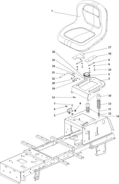 Hood (1/2) OM 106/24 KH (K2400AVD V-Twin - EURO5) Cat. 2021 Garden tractor
