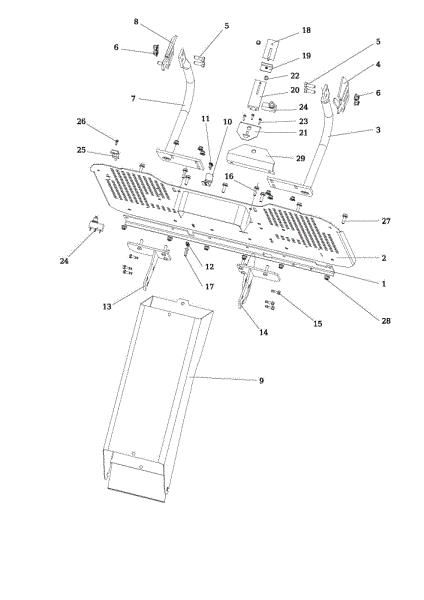 Chute and collector assy OM 106/24 KH (K2400AVD V-Twin - EURO5) Cat. 2021 Garden tractor