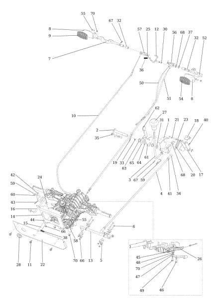 Transmission APACHE 92 EVO (K2400AVD V-Twin - EURO5) Cat.2021 Garden tractor