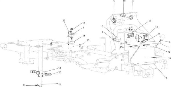 Electrical parts APACHE 92 EVO Cat.2021 Garden tractor