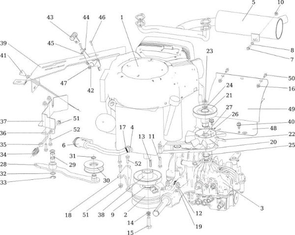 Engine APACHE 92 4x4 EVO Cat.2021 Garden tractor
