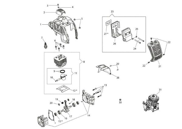 Engine Power unit BCH 250 D