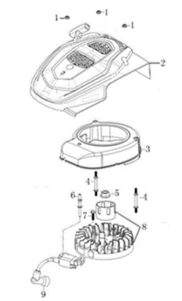 Ignition system G 44 PK COMFORT (K450) Lawnmower