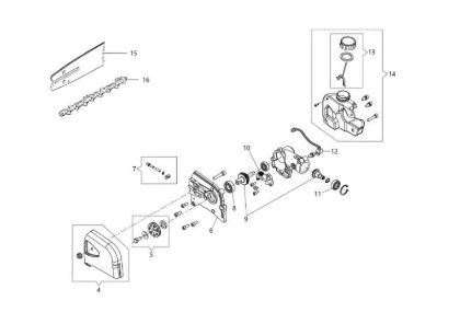 Application (Pole pruner) PPH 250 Pole pruner