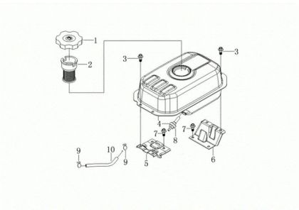 Tank MOTORE K800 H (EURO 5) Engine K800 H (EURO 5)
