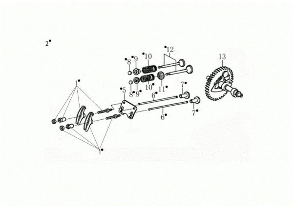 Valve MOTORE K800 H (EURO 5) Engine K800 H (EURO 5)