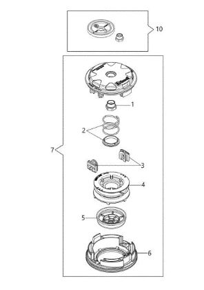 Head BCH 500 S Brushcutter