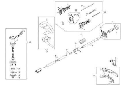 Transmission BCH 500 BP Brushcutter