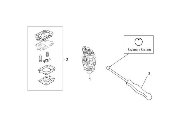 Carburetor BCH 500 BP Brushcutter