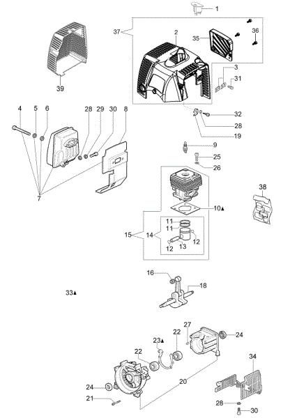 Engine 741 50Y Brushcutter