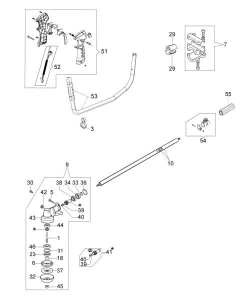 Transmission 741 50Y Brushcutter