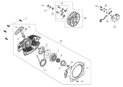 Ignition system GS 451 (Euro 2) 50Y Chainsaw