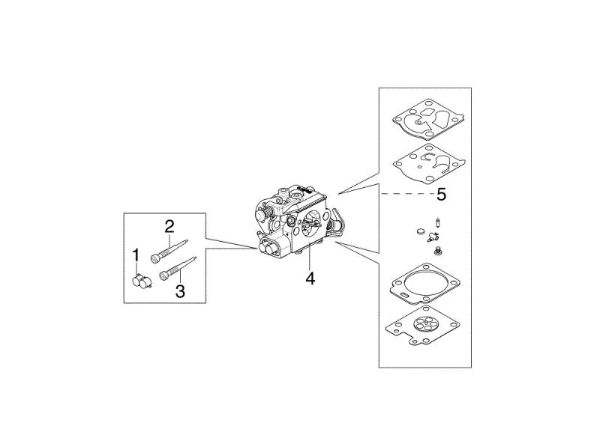 Carburetor WT-780G GS 451 (Euro 2) 50Y Chainsaw