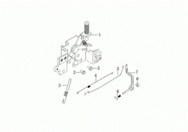 Control lever G 53 TK ALL ROAD PLUS 4 (K805) EURO 5 50Y Lawnmower