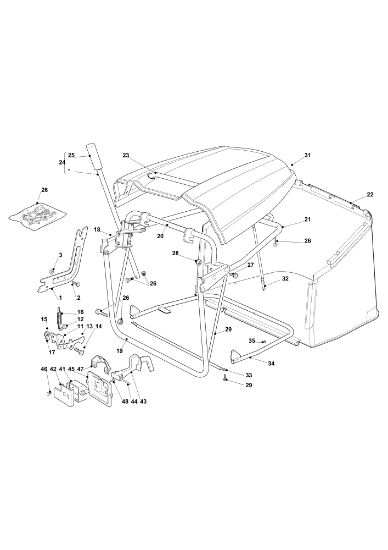 Grassbag OM 103/16 K Cat. 2022 Garden tractor