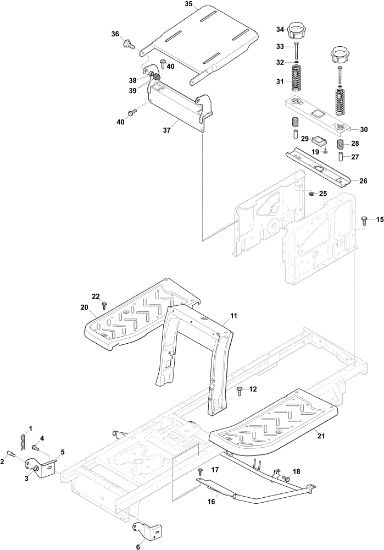 Frame OM 98L/12,5 K M Cat. 2022 Garden tractor