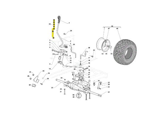Transmission OM 98L/12,5 K M Cat. 2022 Garden tractor