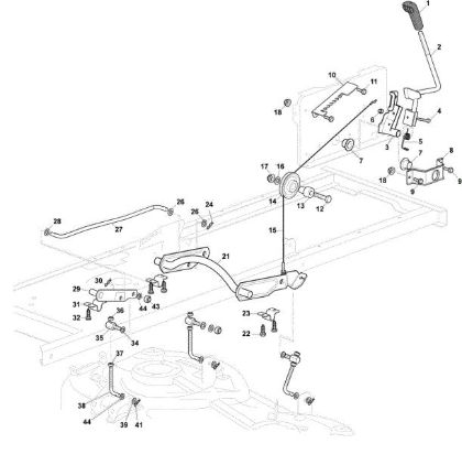 Cutting plate lifting OM 84/14,5 K H Cat. 2022 Garden tractor
