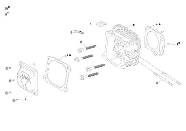 Top cover OM 107 L/16 KH (K1600AVD - EURO5) Cat. 2022 Garden tractor