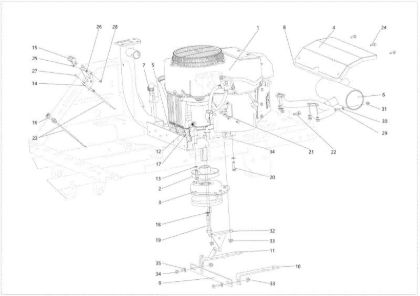 Engine CHEYENNE 26 (KAWASAKI) Cat. 2022 Garden tractor