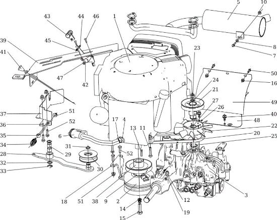 Engine APACHE 92 4x4 EVO Cat.2022 Garden tractor