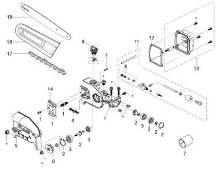 Application (Pole pruner) PPX 275 Application (Pole pruner)