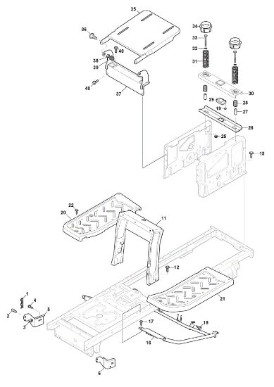 Frame GLX 20-108HS Garden tractor