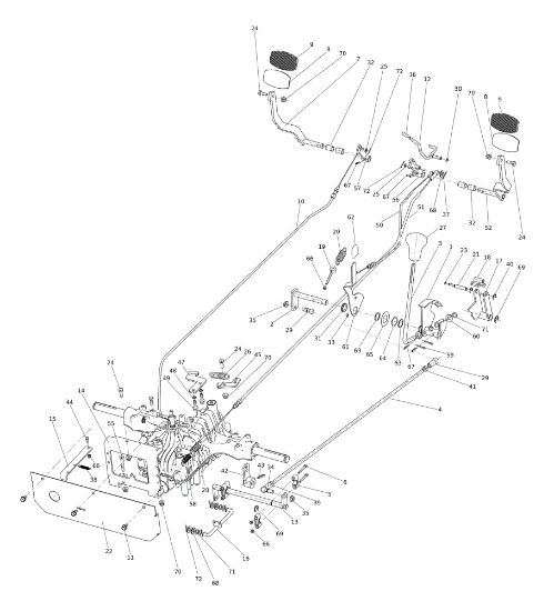 Transmission APACHE 92 4x4 EVO Cat.2023 Garden tractor