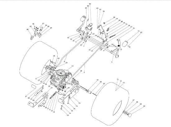 Transmission OM 92/16H Cat.2023 Garden tractor