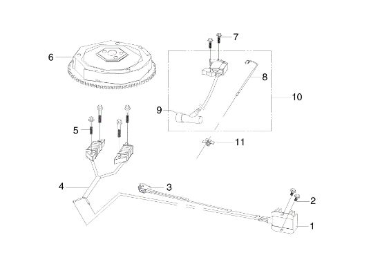 Flywheel OM 106/16 KH (K1600AVD) Cat. 2023 Garden tractor