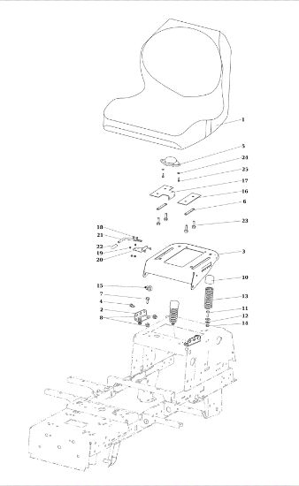 Hood (1/2) OM 106/24 KH (K2400AVD V-Twin - EURO5) Cat. 2023 Garden tractor