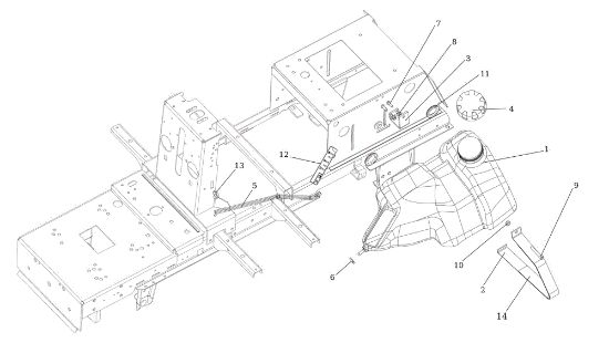 Tank OM 106/24 KH (K2400AVD V-Twin) 4X4 Cat. 2023 Garden tractor