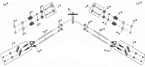 Valves OM 106/24 KH (K2400AVD V-Twin) 4X4 Cat. 2023 Garden tractor
