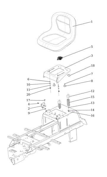 Hood (1/3) OM 107 L/24 KH (K2400AVD V-Twin - EURO5) Cat. 2023 Garden tractor